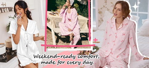 Weekend-ready comfort, made for every day.