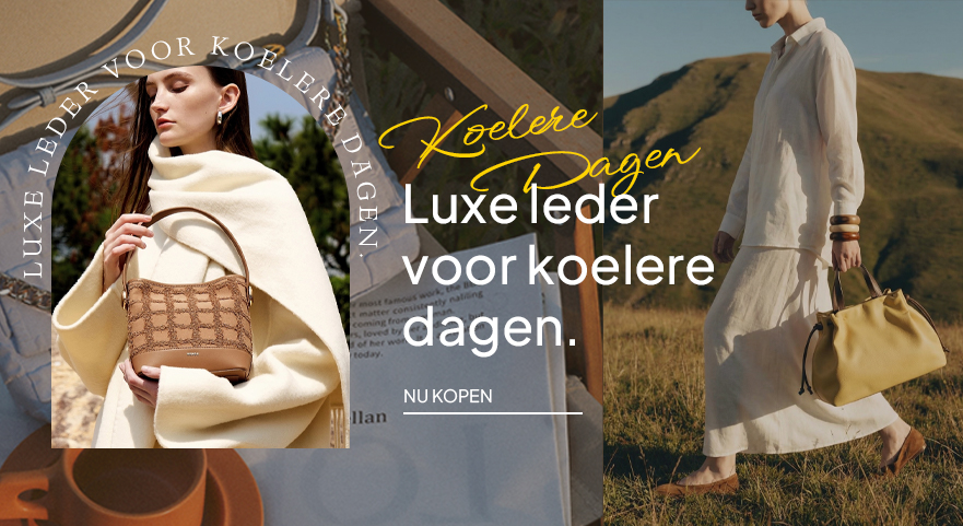 Luxe leder voor koelere dagen.