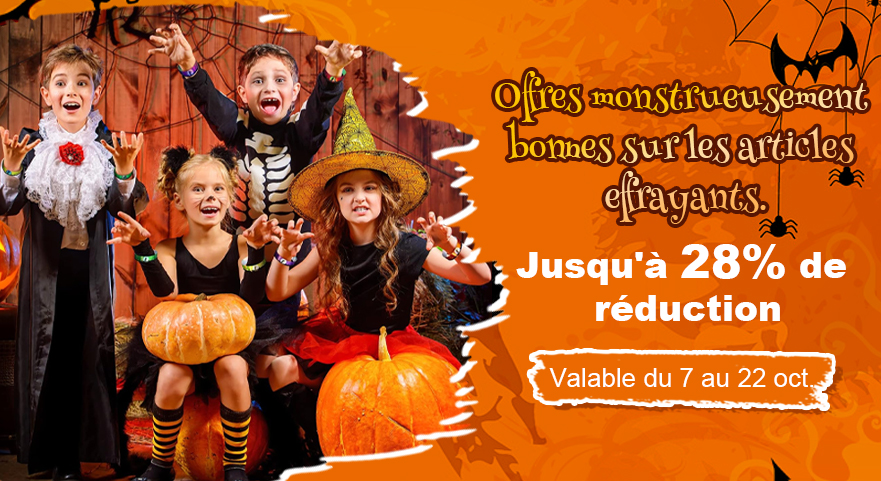 Offres monstrueusement bonnes sur les articles effrayants