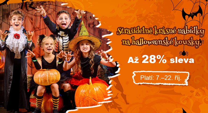 Strašidelně krásné nabídky na halloweenské kousky.