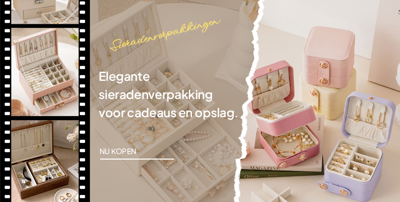 Elegante sieradenverpakking voor cadeaus en opslag.