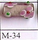 Handmade Lampwork Beads, Round tube, 8X16 