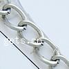 Iron Twist Oval Chain, plated lead & cadmium free [