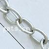 Iron Oval Chain, plated 