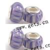 Lampwork Sterling Silver Double Core Beads, Rondelle, 13x8mm, Hole:Approx 4.5MM, Sold by PC