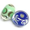 Handmade Lampwork Beads, Rondelle Approx 2MM 