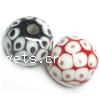 Handmade Lampwork Beads, Round, 12mm Approx 2MM 