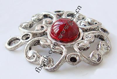 Zinc Alloy Enamel Pendants, Flower, plated, more colors for choice, 26x24x4mm, Hole:Approx 3mm, Sold By PC