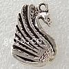 Zinc Alloy Animal Pendants, Swan, plated nickel, lead & cadmium free Approx 2mm 