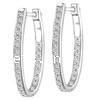 Sterling Silber Hoop Ohrringe, 925 Sterling Silber, Sterling Silber Ohrhaken, plattiert, keine, 13mm, verkauft von Paar