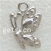 Zinc Alloy Animal Pendants, Butterfly, plated nickel, lead & cadmium free Approx 2mm 