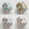 Enamel Zinc Alloy European Beads, Tube, plated, with Mideast rhinestone & large hole Approx 4.8mm 