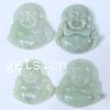 Colgantes de Jade, Jade birmania, Buda, 31x30x7mm, Vendido por UD