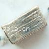 Zinc Alloy Tube Beads nickel, lead & cadmium free Approx 