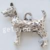 Zinc Alloy Animal Pendants, Dog, plated nickel, lead & cadmium free Approx 2mm 