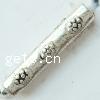 Zinc Alloy Tube Beads nickel, lead & cadmium free 