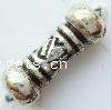 Zinc Alloy Tube Beads, plated cadmium free Approx 