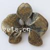 Zinc Alloy Flower Pendants, plated, 5 petal Approx 3mm 