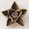 Zinc Alloy Flower Pendants, plated, layered Approx 3.5mm 