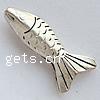 Zinc Alloy Animal Beads, Fish, plated cadmium free Approx 2mm 