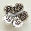 Zinc Alloy Bead Caps, Flower, plated, 5 petal nickel, lead & cadmium free Approx 1mm 