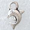 Zinc Alloy Animal Pendants, Dolphin, plated nickel, lead & cadmium free Approx 2mm 