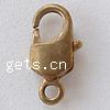 Brass Lobster Claw Clasp, plated Approx 1.5mm 