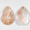 Natural Freshwater Shell Pendants, Teardrop 