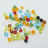 Gemischte Glas Rocailles, Glas-Rocailles, rund, gemischte Farben, 2x3mm, 10000PCs/Tasche, verkauft von Tasche