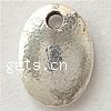 Zinc Alloy Pendant Components, Flat Oval, plated Approx 2mm 