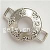 Zinc Alloy Charm Connector, Donut, plated, 1/1 loop 