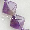 Natural Amethyst Beads, Rhombus, February Birthstone Approx 1mm Inch 