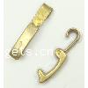 Brass Clasp Findings, plated cadmium free 