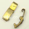 Brass Clasp Findings, plated cadmium free 