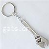 Zinc Alloy Key Chain Jewelry, plated nickel, lead & cadmium free .5 Inch 