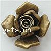 Zinc Alloy Flower Pendants, plated, layered Approx 3mm 