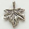 Zinc Alloy Leaf Pendants nickel, lead & cadmium free Approx 2mm 