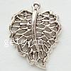 Zinc Alloy Leaf Pendants cadmium free Approx 1.5mm, Approx 