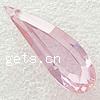 Cubic Zirconia Jewelry Pendants, Teardrop, faceted Approx 1mm 