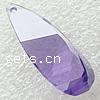Cubic Zirconia Jewelry Pendants, Teardrop, faceted Approx 1mm 
