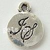 Zinc Alloy Flat Round Pendants, plated cadmium free Approx 2mm 