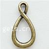 Zinc Alloy Jewelry Pendants, Calabash, nickel, lead & cadmium free Approx 2mm 