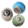 Lampwork Sterling Silver Double Core Beads, With 925 Stamp, Rondelle, 13x8mm, Hole:Approx 4.5MM, Sold by PC