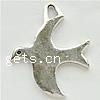 Zinc Alloy Animal Pendants, Bird, plated nickel, lead & cadmium free Approx 4mm 