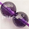 Natural Amethyst Beads, Round, February Birthstone & faceted Inch 