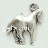 Zinc Alloy Animal Pendants, Horse, plated Approx 2mm, Approx 