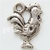 Zinc Alloy Animal Pendants, Chicken, plated nickel, lead & cadmium free Approx 1.5mm 