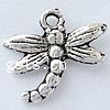 Zinc Alloy Animal Pendants, Dragonfly, plated nickel free Approx 2mm 