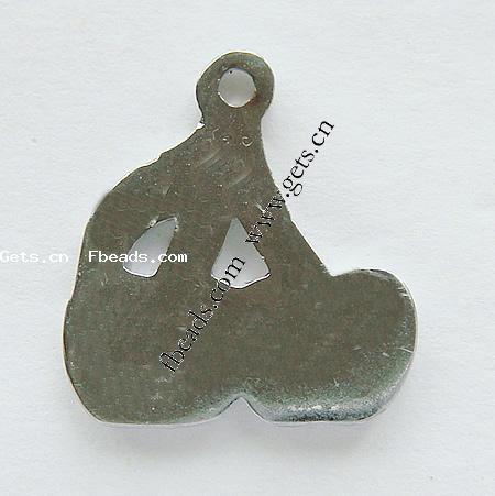 Zink Legierung Emaille Anhänger , Zinklegierung, Kirsche, plattiert, keine, 20x18.5x2mm, Bohrung:ca. 2mm, verkauft von PC