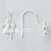 Sterling Silver Drop Earring, 925 Sterling Silver, sterling silver earring hook, plated 